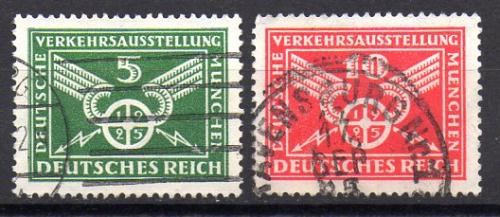 German Empire No. Yvert 363/64 No. Michel 370x/71x (o)